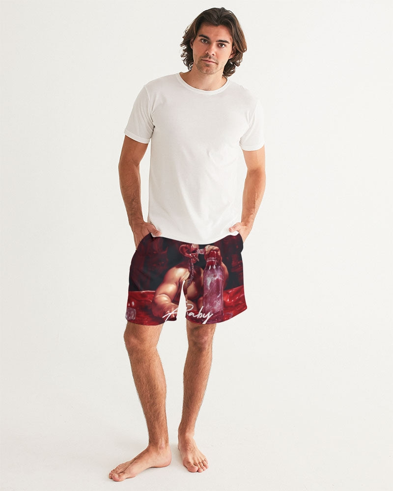 ACT BABY Men's All-Over Print Swim Trunk