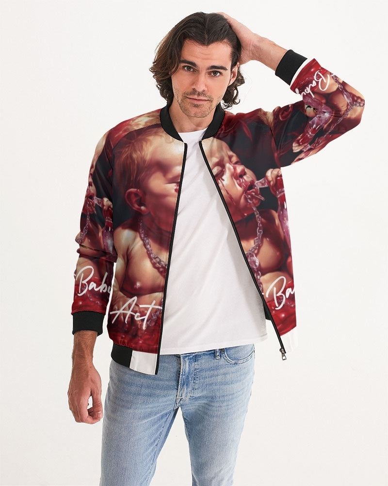 ACT BABY Men's All-Over Print Bomber Jacket