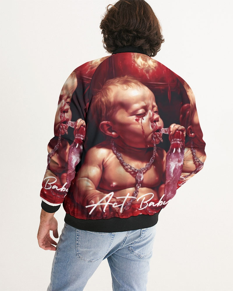 ACT BABY Men's All-Over Print Bomber Jacket