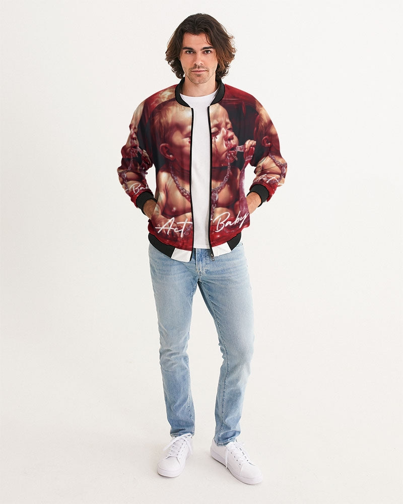 ACT BABY Men's All-Over Print Bomber Jacket