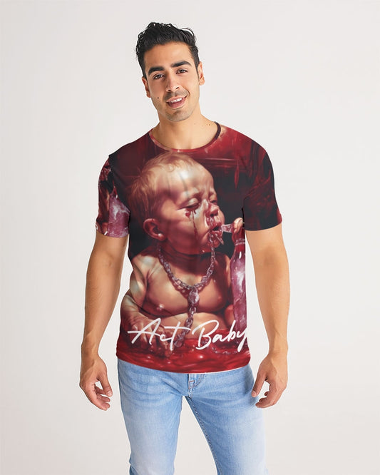 ACT BABY Men's All-Over Print Tee