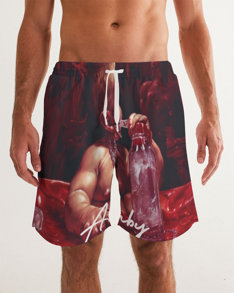 ACT BABY Men's All-Over Print Swim Trunk