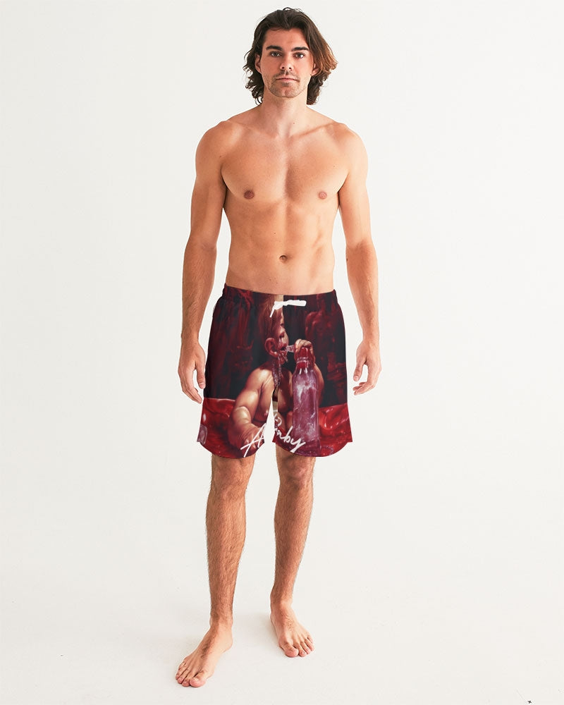 ACT BABY Men's All-Over Print Swim Trunk